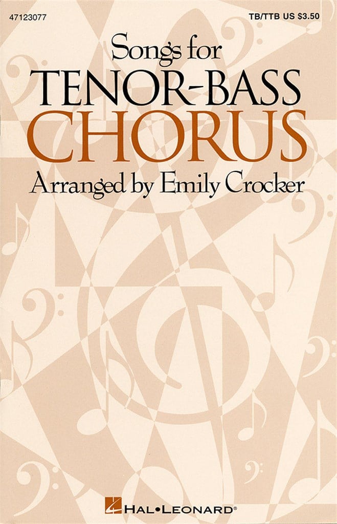 Songs for Tenor-Bass Chorus Collection